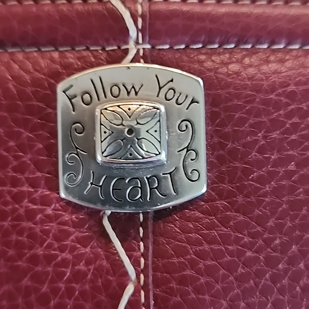 Brighton Vintage Pebble Leather Fold Wallet - Picture 4 of 10